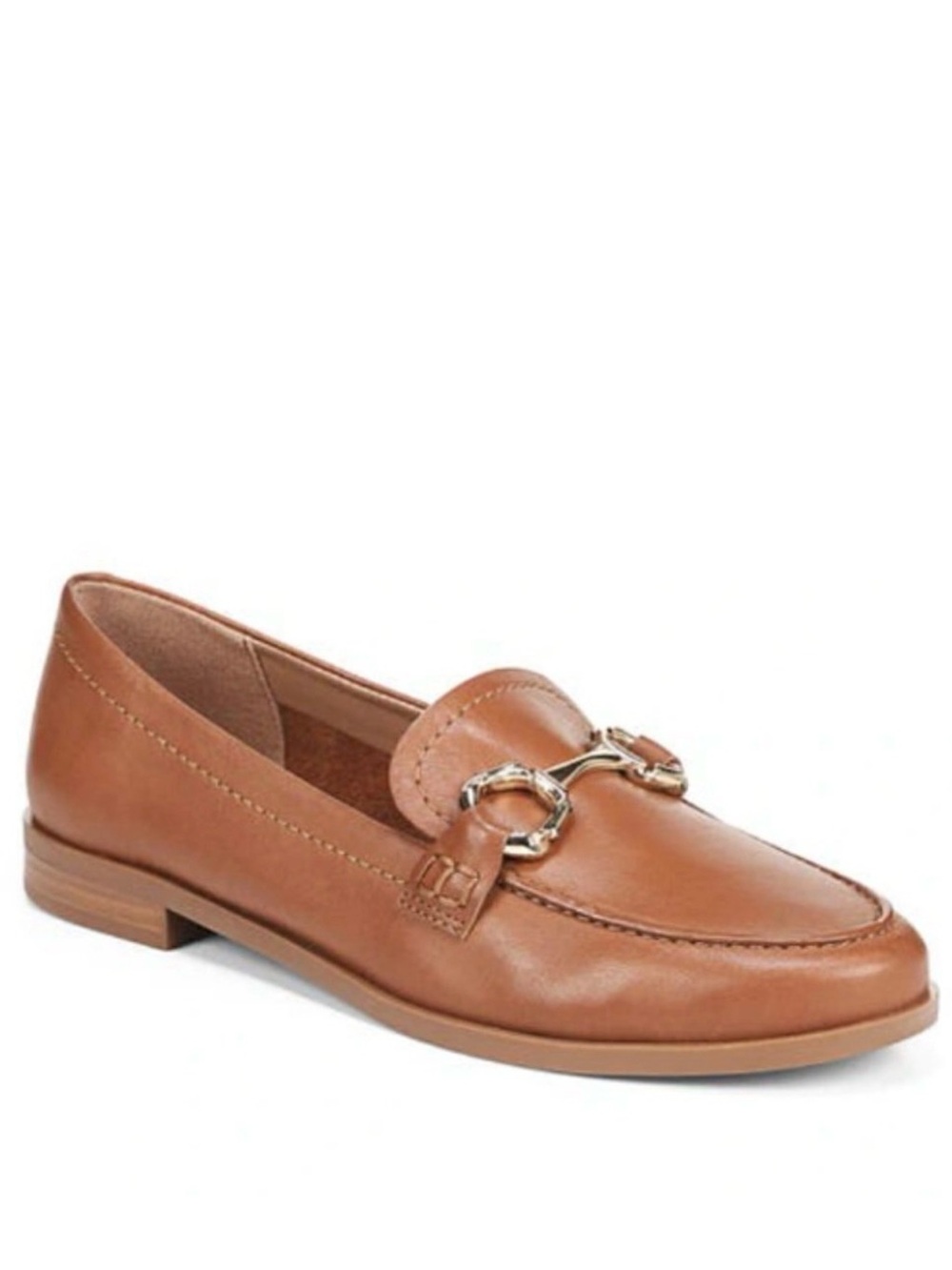 Naturalizer Stevie Women’s Saddle Tan Leather Horsebit Loafers